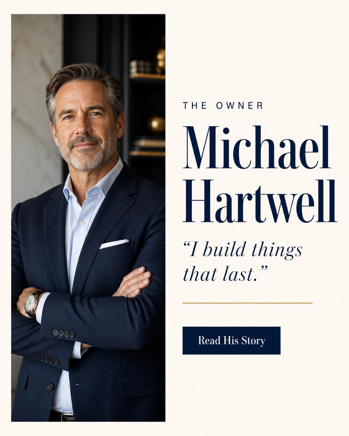 Editorial Collection Professional Business Snapshot design for Michael Hartwell